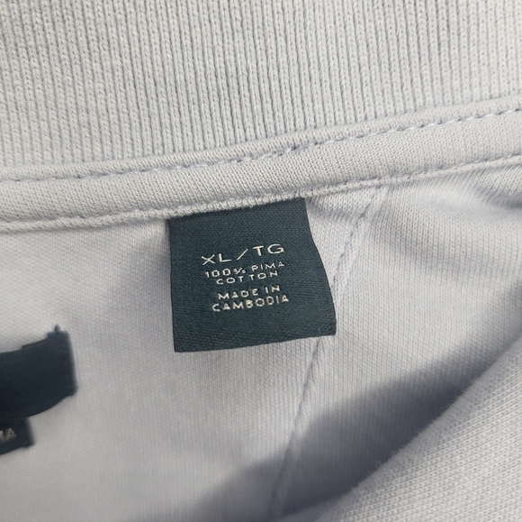 Perry Ellis 100% Pima Cotton Mens Quarter Zip Xl Soft & Comfortable A91 - Picture 2 of 7